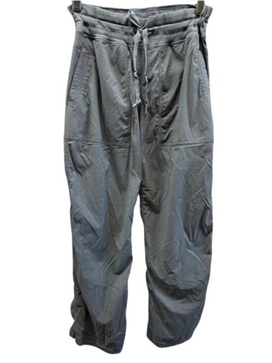 lululemon athletica Pants - Lululemon Womens Gray Ruched Drawstring Waist‎ Athletic Pants Size M
